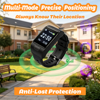 Reloj Inteligente de Seguridad 4G con Pulsera SOS para Personas Mayores, con Monitor de Presión Arterial/SpO2/Temperatura, Detección de Caídas, Reloj Inteligente VL12S para el Cuidado de Personas Mayores
