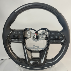 Volant de voiture en fibre de carbone forgé sur mesure pour Toyota Land Cruiser Tc Xb Hilux Corolla Scion N80 <span class=keywords><strong>100</strong></span> 200 Series - Product Image 2