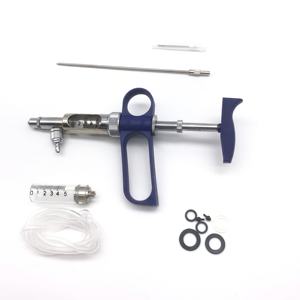 0.1-0.5Ml Vee Pluimvee Dierlijke Huisdier Veterinaire Spuit Varkens Pexies Vee Vis Pluimvee Vaccinator C Type Automatische Spuit - Product Image 1