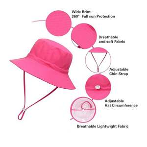 Custom <b>Summer</b> Outdoor Bucket <b>Hat</b> Sports Cycling Breathable Sun Protection Cartoon Pattern Beach Sun Bucket <b>Hat</b> - Product Image 5