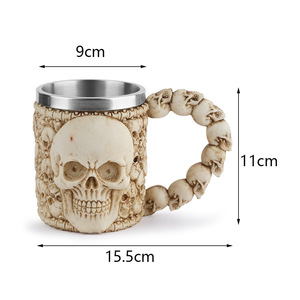 Gothique Halloween Tasse en Céramique Creepy pour Crâne et Démon Sneak Smiling Water Mug Chevalier et Octopus Tentacule Tasses à Café et à Bière - Product Image 6