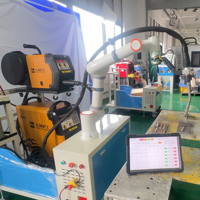 Robot collaboratif mobile à 6 axes pour soudage, cobot à programmation facile, bras robotisé, équipement de soudage robotisé intégré