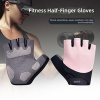 Gants de fitness pour femme, rembourrés, respirants, antidérapants, pour l'entraînement, l'exercice, la musculation et la gym