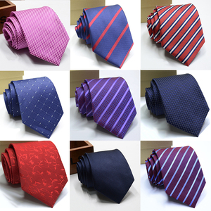 <span class=keywords><strong>Cravate</strong></span> <span class=keywords><strong>classique</strong></span> pour hommes, de 8cm, simple et à la mode, avec impression à rayures solides, pour tenue de mariage, accessoire cadeau - Product Image 6