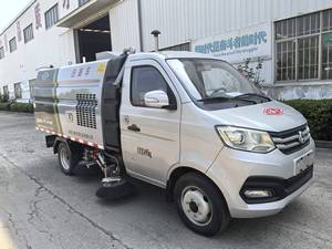 Camion <span class=keywords><strong>balayeuse</strong></span> routière d'<span class=keywords><strong>occasion</strong></span>, véhicule de balayage de rue usagé, camion de nettoyage sanitaire municipal - Product Image 6