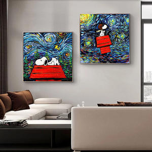 <span class=keywords><strong>Peinture</strong></span> <span class=keywords><strong>Pop</strong></span> <span class=keywords><strong>Art</strong></span>, Adorable Chien, <span class=keywords><strong>Animaux</strong></span>, <span class=keywords><strong>Art</strong></span> Canin Coloré, Tableaux Muraux et <span class=keywords><strong>Peinture</strong></span> à l'Huile pour la Décoration Intérieure, Décoration de Salon - Product Image 5