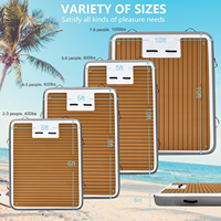 Plateforme flottante gonflable sur mesure pour la mer, quai gonflable pour la mer, plateforme aquatique gonflable pour la mer