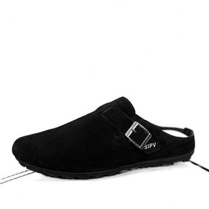 Nouvelles sandales d'été 2025 pour hommes, style demi-ouvert, antidérapantes, à semelle souple, avec doublure en maille et tige en matière synthétique - Product Image 5