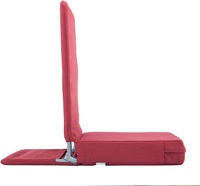 Chaise pliante de sol avec coussin d'assise épais, chaise de sol pour stade avec dossier rembourré, chaise pour loisirs, yoga et salle de sport scolaire