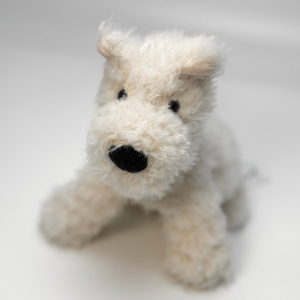 Peluche chiot West Highland White Terrier Jelly Cat pour le soulagement du stress avec rembourrage en coton PP et techniques de lavage - Product Image 5