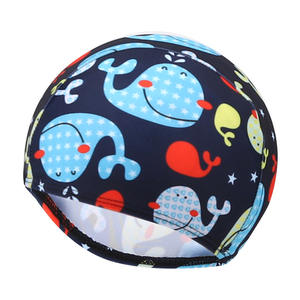 <span class=keywords><strong>Gorro</strong></span> de natación para niños <span class=keywords><strong>Gorro</strong></span> de dibujos animados lindo <span class=keywords><strong>Gorro</strong></span> de natación de <span class=keywords><strong>piscina</strong></span> de alta elasticidad para niños y niñas Proteger las orejas Sombrero - Product Image 4