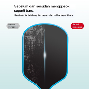 Una goma limpiadora especial para raquetas de pickleball elimina eficazmente el polvo y las manchas sin dañar la superficie. - Product Image 3