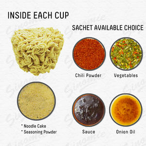 Chinês Atacado Halal Tipos De Macarrão Fast Food Carne Sabor Cup Macarrão Instantâneo - Product Image 2