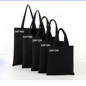 Bolsa de Tela de Algodón Personalizada con Estampado de Letras, Logotipo Serigrafiado, Reutilizable, con Cierre de Cremallera, Portátil, para Regalos y Promociones - Product Image 4