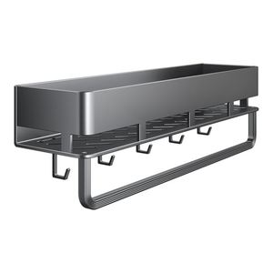 Metal Cosmetic Organizer Wall Mount Space Saver Storage <b>Rack</b> for <b>Kitchen</b> and Bathroom Modern Multifunctional - Product Image 5
