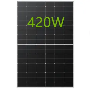 Longi conjunto de painéis solares, painéis solares tipo hi mo n, 415w 420w 425w, uso doméstico, eficiente