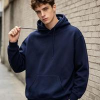 Sweat à capuche ODM en tissu French Terry pour homme, coupe ample, col à capuche rétro