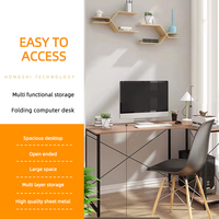 Vente en gros personnalisable bureau d'étude moderne table en bois MDF réglable avec métal de la Chine pour un usage domestique
