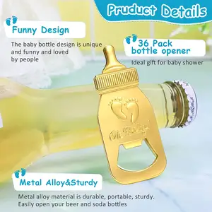 Abridor de Botellas de Alimentación para Bebé, Abrebotellas de Metal para Decoraciones de Embalaje, Souvenirs de Fiesta de Cumpleaños y Boda, en Stock - Product Image 3