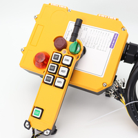 Transmisor Inalámbrico Impermeable IP65 F24-6D, Dispositivo Receptor, Control Remoto Industrial de Doble Velocidad con 6 Botones, Especial para Grúas