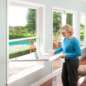 अलुफ्रंट सुपरहाउस तूफान खिड़कियों के साथ लोकप्रिय एकल लटका विंडो फ्लोरिडा टाउन विला प्रभाव काली खिड़की - Product Image 4