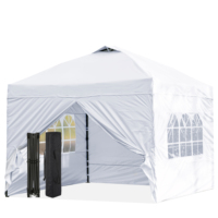 Tente Parasol Portable de Haute Qualité en Oxford 3x3, Cadre en Fer Étanche de Qualité Commerciale pour Publicité Extérieure, Sports et Intérieur
