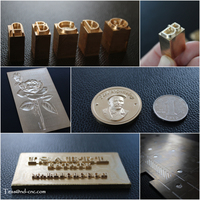 Machine de fraisage et de gravure CNC pour matrices de dorure à chaud 2D et 3D, haute précision