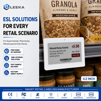 Etiqueta Electrónica de Precio ESL LEEKA, Inalámbrica, Digital, Reescribible, de Ultra Bajo Consumo en Espera, para Tiendas de Conveniencia