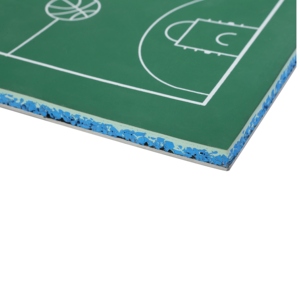 Suelo Deportivo JRACE SPU con Absorción de Impactos |   Suelo para Cancha de Bádminton Interior con Superficie Deportiva de PU Resistente - Product Image 5