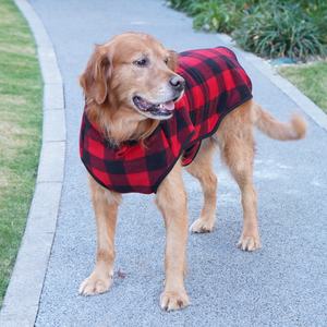 थोक उच्च गुणवत्ता वाले कुत्ते जैकेट शीतकालीन प्लेड कुत्ते 2023 फैशन डिजाइन गर्म सर्दियों के पालतू कोट कपड़े कुत्ते - Product Image 2