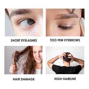 Sérum pour cils à l'huile de ricin, nourrissant et réparateur, soin pour cils et sourcils, pour épaissir, allonger et densifier les cils - Product Image 3