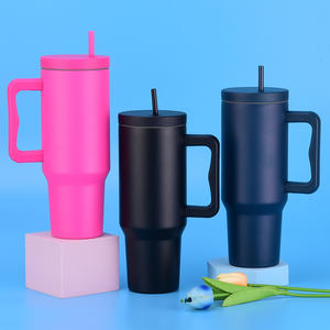 नया डिजाइन 40 औंस स्टेनलेस स्टील वैक्यूम टंबलर ढक्कन और पुआल आइस क्यूब फ्रेंडली लीक-प्रूफ बीपा मुफ्त - Product Image 3