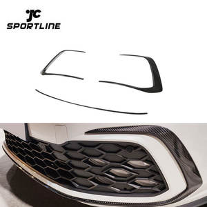 Évents de calandre avant en carbone sec pour VW <span class=keywords><strong>Golf</strong></span> VIII MK8 GTI Hatchback <span class=keywords><strong>4</strong></span> portes 21-23 - Product Image 1