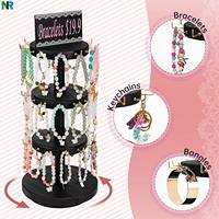 Présentoir Électrique Rotatif pour Vente en Gros : Boucles d'Oreilles, Cartes à Collectionner, Sacs Cadeaux, Publicité, Mariages, Alimentation, Montres
