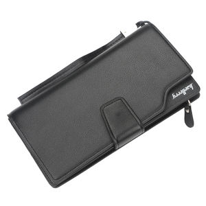 Portafogli Clutch da uomo con cinturino a manico portafoglio Clutch da uomo in pelle a sezione lunga con cerniera - Product Image 1