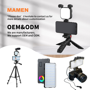 Mamen prix d'usine RGB <span class=keywords><strong>Tik</strong></span> <span class=keywords><strong>Tok</strong></span> Led Fill Light Video <span class=keywords><strong>Live</strong></span> Stream Lighting DSLR bi colour light - Product Image 6