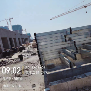 Soporte de diseño de construcción de marco de espacio ligero personalizar Estructura de techo de acero dosel prefabricado marco de espacio gasolinera - Product Image 6