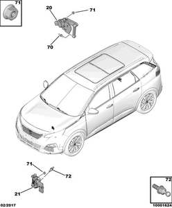 OE 9817423180 capteur de hauteur de carrosserie avant capteur de hauteur de phare pour <span class=keywords><strong>Peugeot</strong></span> 4008 <span class=keywords><strong>5008</strong></span> 508 citroën C5 DS7 capteur de hauteur - Product Image 2
