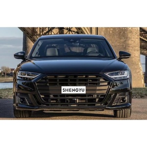 Kit de conversion automatique pour Audi <span class=keywords><strong>A8</strong></span> D5 19-22 mise à niveau <span class=keywords><strong>S8</strong></span> avec pare-chocs avant de voiture ABS calandre diffuseur arrière tuyaux d'échappement - Product Image 2