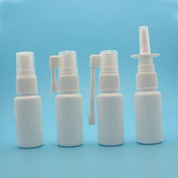 Flacon pulvérisateur nasal vide en plastique de 10 ml, 20 ml, 30 ml, 50 ml, 100 ml avec capuchon anti-poussière, portable, pour solution saline