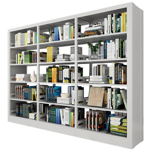 Estantería Moderna de Acero para Sala de Estar, Biblioteca, Oficina, Dormitorio, Hotel, Supermercado, Escuela, Hospital, Muebles de Hierro Duraderos - Product Image 4