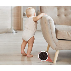 Adesivi Rotondi in Feltro 26 mm - Marrone - Blister da 8 Pezzi - Product Image 3