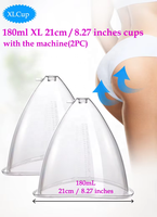 Machine puissante d'agrandissement des seins et des fesses par vibration, massage, aspiration sous vide et lifting des fesses