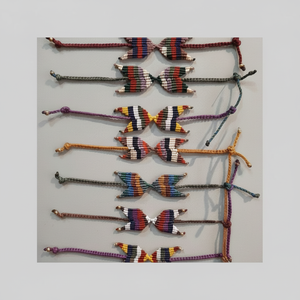 Bracelet en macramé réglable en forme de flèche simple pour cadeau de fête de la République de bureau ou de mariage pour les amateurs de bijoux - Product Image 1