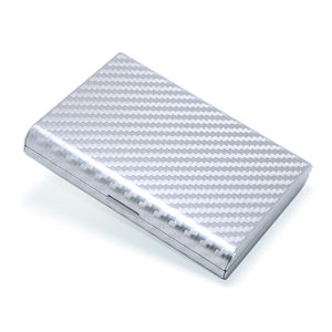 Estuche para Tarjetas de Fibra de Carbono con Bloqueo RFID, Diseño Decorativo, Caja de Aluminio para Tarjetas de Crédito, Cartera Metálica para Tarjetas Bancarias, Regalo Corporativo - Product Image 3