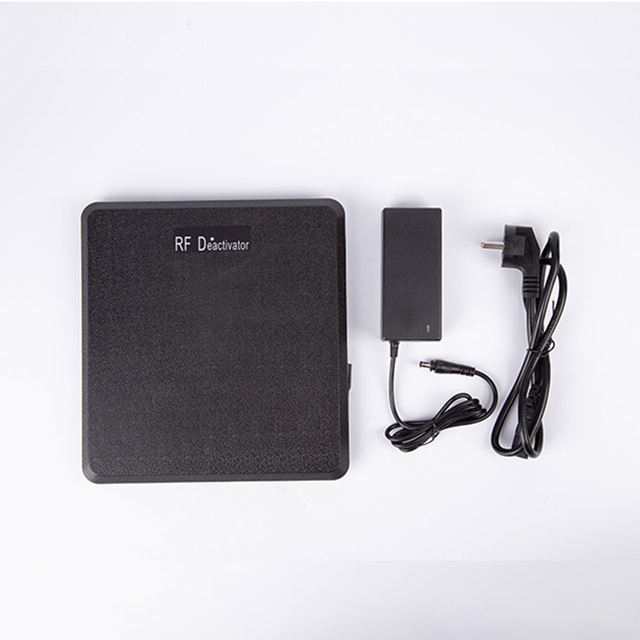 EAS Soft Label Decoder Sound & Light Alarm Sensitive 8.2Mhz Integrated EAS RF Deactivator at Cashier