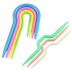 <span class=keywords><strong>Aiguilles</strong></span> <span class=keywords><strong>à</strong></span> torsion en plastique légères - Outils de couture idéaux pour les projets d'artisanat des débutants, faciles <span class=keywords><strong>à</strong></span> manipuler et sûres - Product Image 6