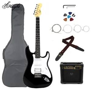 Guitarra Linkshänder E-Gitarren Kit Maple Wood Elektro Gitarre Fast Shipping Guitare Electrique