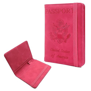 Cartera de Viaje de Piel Sintética con Bloqueo RFID Anti-Robo y Logotipo Personalizado, Porta Tarjetas, Organizador de Documentos - Product Image 3