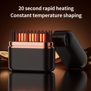 Cepillo Eléctrico Inalámbrico Mini <span class=keywords><strong>de</strong></span> Doble Uso, Nuevo Alisador Portátil con Calentamiento y Carga, Peine para Cabello Liso - Product Image 5